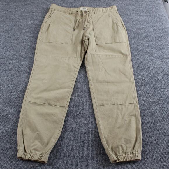 Todd Snyder Pants Men Large Utility Jogger Twill Cargo Khaki Quiet Luxury Casual - Picture 1 of 12